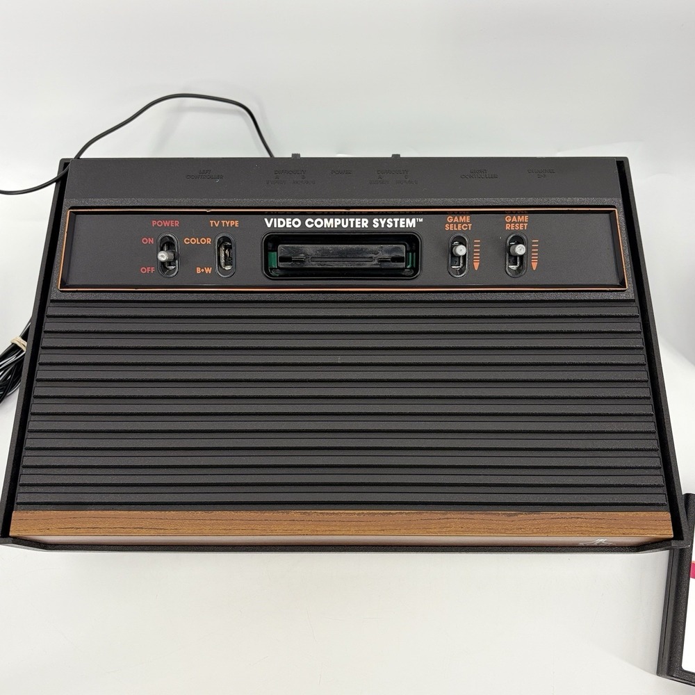 Atari 2600A 4-Switch Gaming Console System with Game Lot 19 Games Read Ds! - Picture 11 of 16